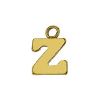 GF 8mm Block Style Letter Z Charm