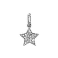 14KW 7.5mm Diamond Diamond Star Charm