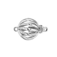 14KW 10mm Twisted Ball Clasp
