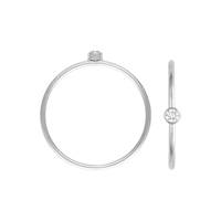 14KW Size5 .03Ct Lab Grown Diamond Stacking Ring�