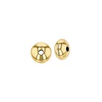 14KY 3.1X2.3 Smooth Saucer Bead