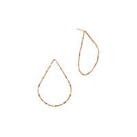R- GF 21.26X14.73MM Pear Shape Textured Stud Earring