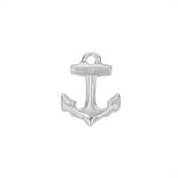 SS 10x8mm Anchor Charm