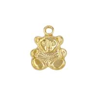 GF 10x8mm Teddy Bear Charm