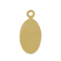 GF 16x8mm Oval Chain Tag