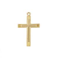 GF 16x10mm Cross Charm