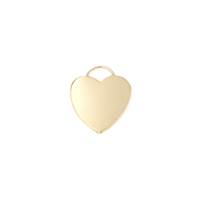 GF 18x15mm Heart Charm