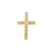 GF 26X15mm Cross Charm