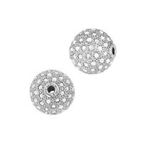 14KW (80DIA0.48CT 8mm Diamond Ball Spacer Bead