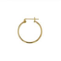 GF 10x1.3mm Round Click Hoop Earring