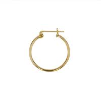 GF 10x1.3mm Round Click Hoop Earring