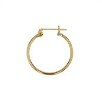 GF 14x1.3mm Round Click Hoop Earring