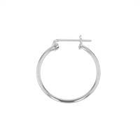 SS 14x1.3mm Round Click Hoop Earring
