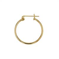 GF 18x1.3mm Round Click Hoop Earring