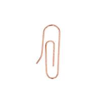 14KR 25x6mm Paper Clip Earwire Earring