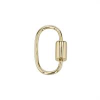 14KY 13x7mm Carabiner Clasp