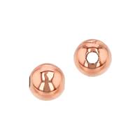 14KR 5mm Medium Weight Plain Bead With 1.6mm Hole