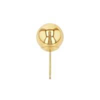 14KY 8MM Ball Earring With Solid Post