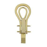 18KY 10X25mm Large Heavy Weight Omega Clip