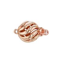 14KR 10mm Spiral Ball Clasp