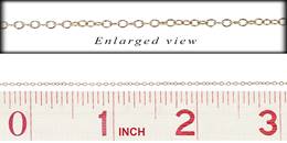 14KY 1.1mm Chain Width Round Cable Chain