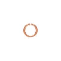 14KR 4.5mm Rose Gold Open Jump Ring 0.76mm Thick
