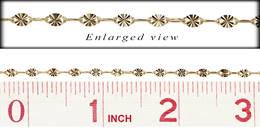 GF 3.3mm Chain Width Starburst Oval Chain