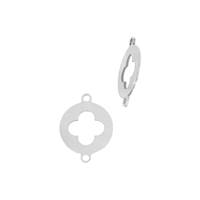 SS 8.3X11.3MM Clover Coin Connector