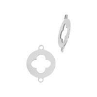 SS 10.1X13.7MM Clover Coin Connector