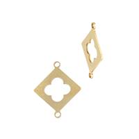 GF 9.8X12.6MM Clover Square Connector