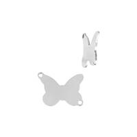 SS 11.3X8.8MM Solid Butterfly Connector