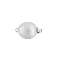 14KW 9mm Matte Bead Clasp