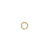 14KY 3.5mm Open Jump Ring 0.63mm Thick