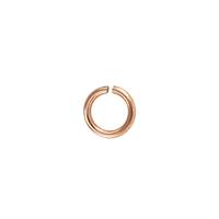 14KR 4.0mm Open Jump Ring 0.63mm Thick