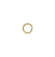 14KY 4.5mm Open Jump Ring 0.63mm Thick