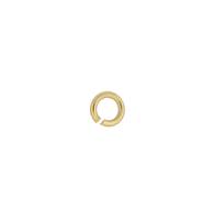 14KY 4mm Open Jump Ring 0.76mm Thick