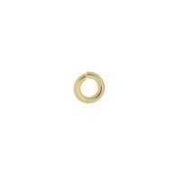 14KY 4mm Open Jump Ring 0.9mm Thick