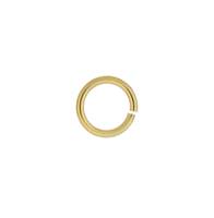 14KY 7mm Open Jump Ring 0.9mm Thick
