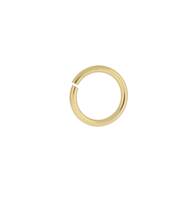 14KY 7.5mm Open Jump Ring 0.9mm Thick