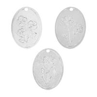 Sterling Silver Flower Birth Month Charm