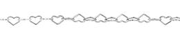 Sterling Silver Heart Shape Chain