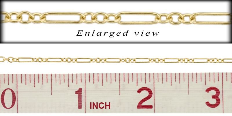 GF 2.0mm Chain Width Long and Short Chain