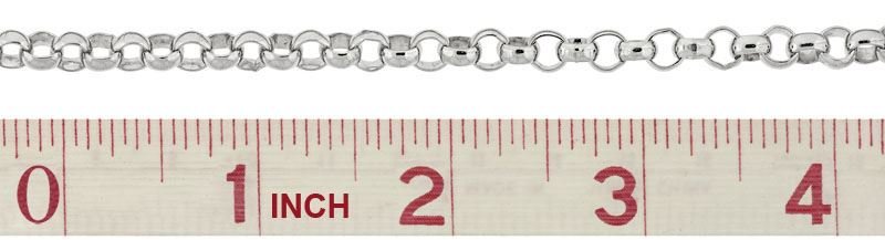 SS Belcher Rolo Chain
