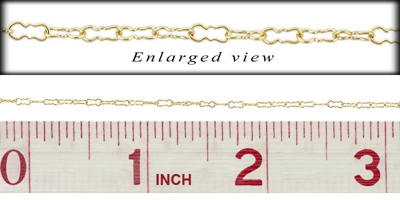 GF 1.7mm Chain Width Krinkle Chain