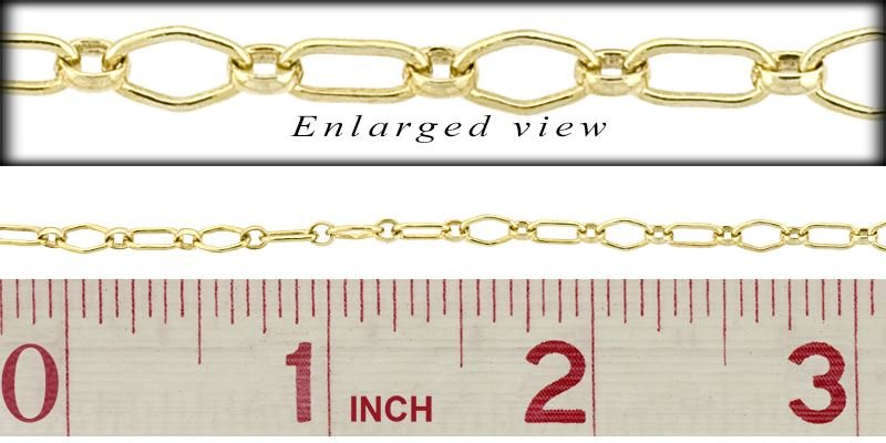 Gold Filled Figaro Chain