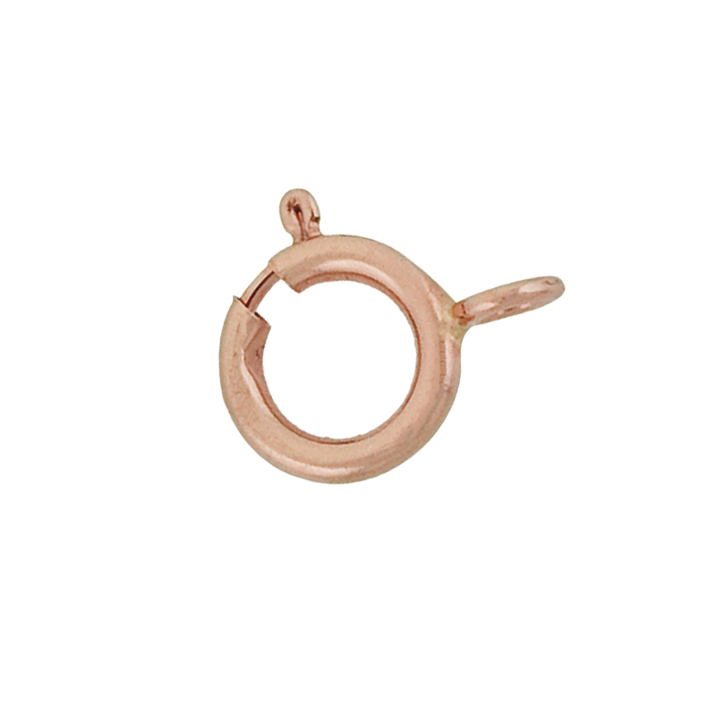 14KR 5mm Open Ring Springring Clasp