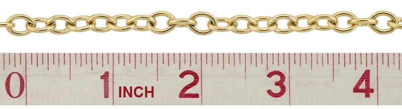 GF 6.9mm Chain Width Oval Cable Chain