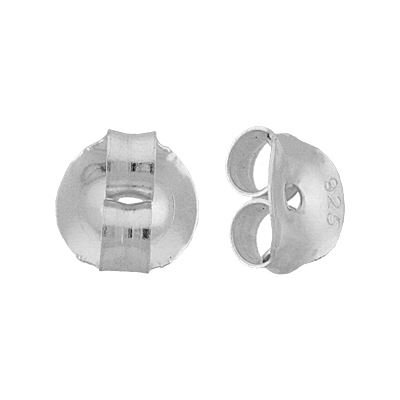 SS 6mm Earring Friction Earnut