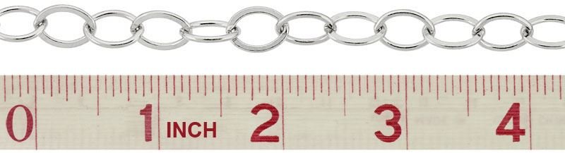 SS Oval Flat And Round Cable Chain