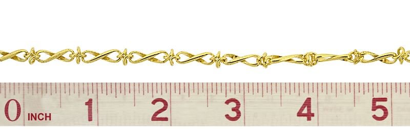 VERMEIL FANCY FIGURE 8 CABLE CHAIN